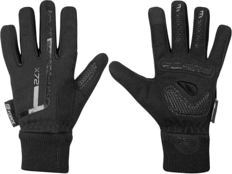 Force rukavice zimní KID X72, černé M - obrázek 1