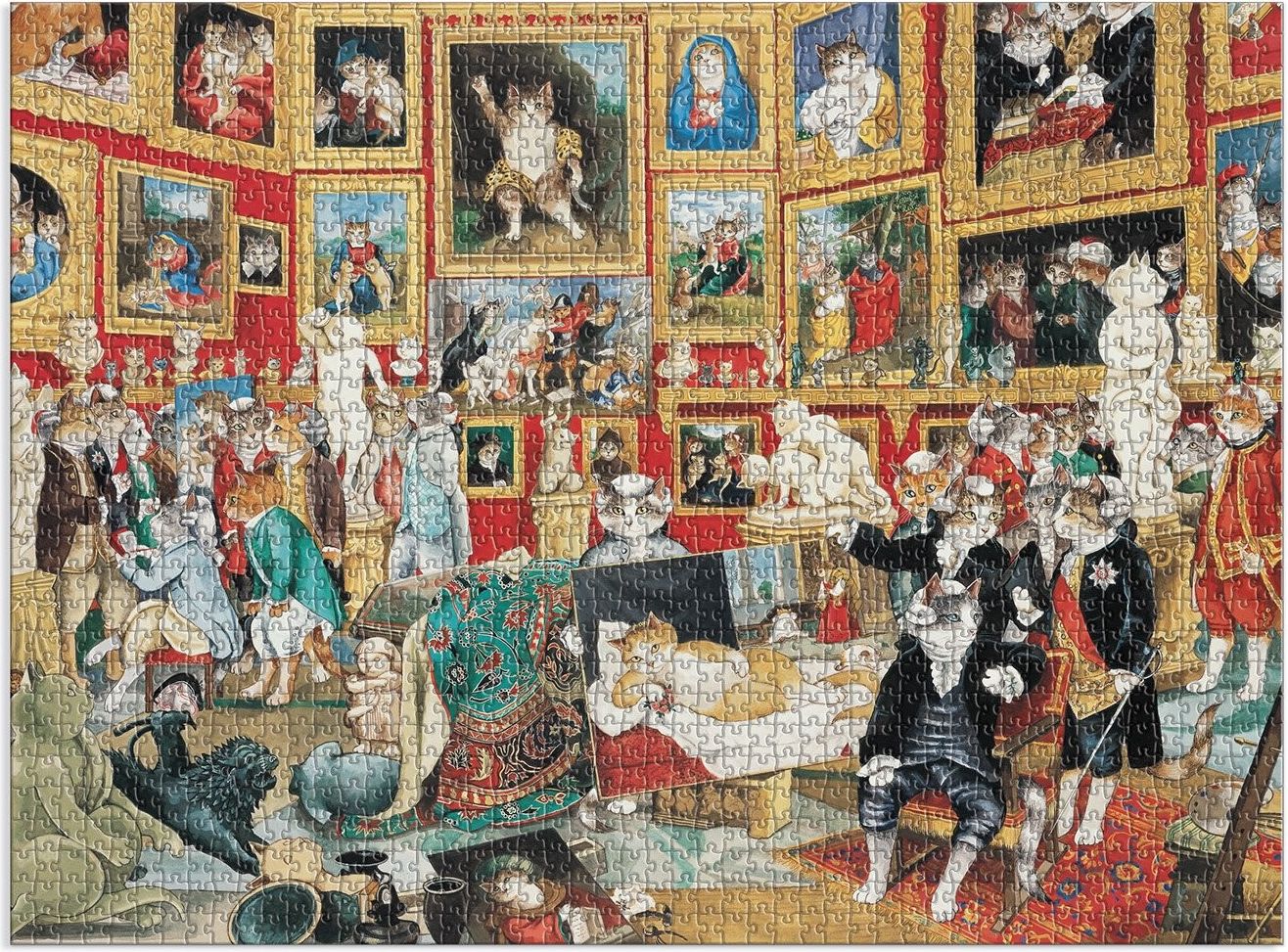 Galison Puzzle Tribuna Uffizi s kočkami 1500 dílků - obrázek 3