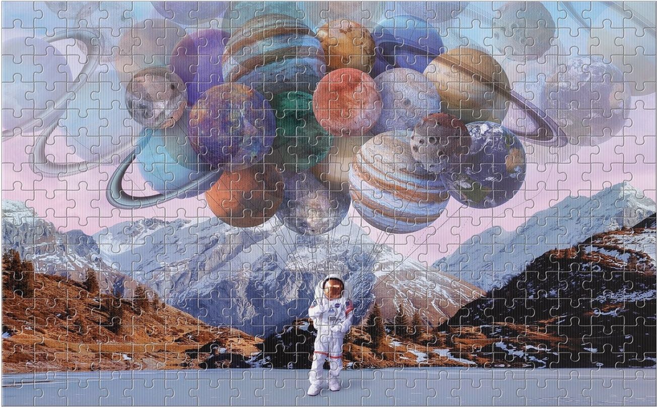 Galison Měnící se puzzle Vzhůru do vesmíru 300 dílků - obrázek 2