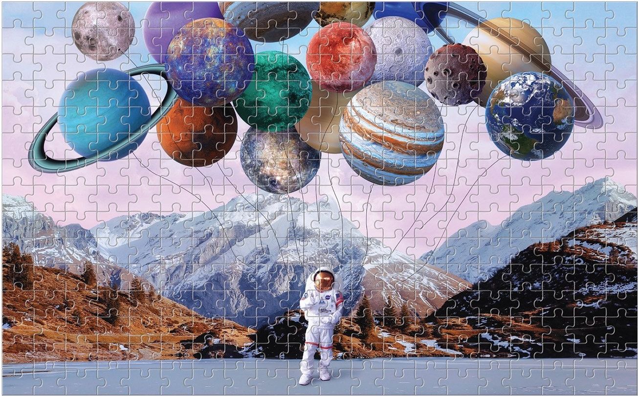 Galison Měnící se puzzle Vzhůru do vesmíru 300 dílků - obrázek 3