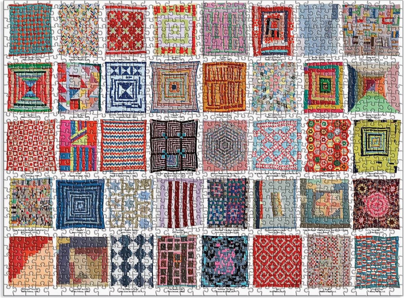 Galison Puzzle Patchworkové deky 1000 dílků - obrázek 2