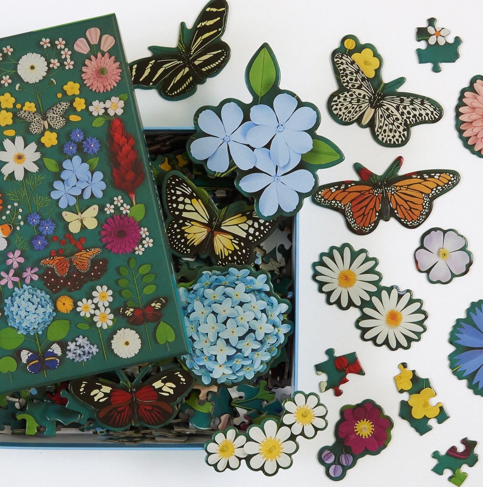 Galison Puzzle Motýlí botanická zahrada 500 dílků - obrázek 2