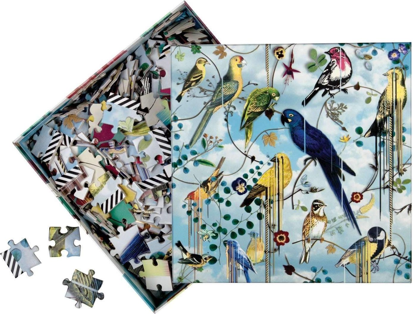 Galison Oboustranné puzzle Ptačí symfonie 250 dílků - obrázek 2
