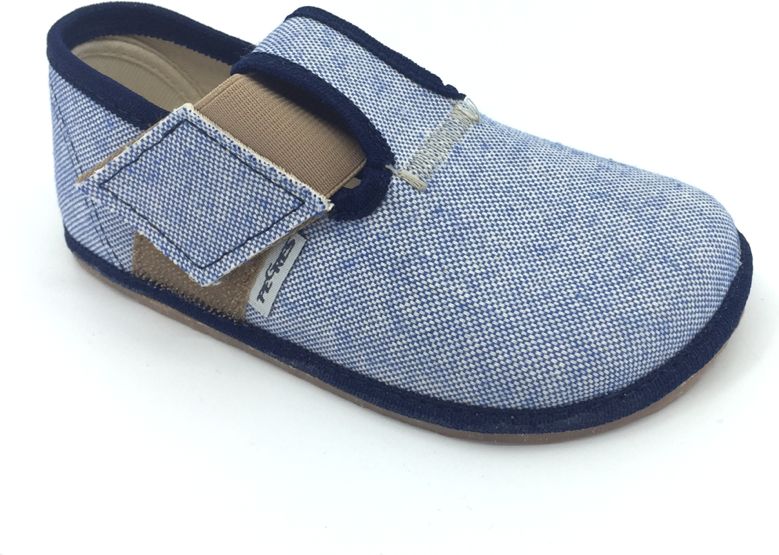 Barefoot papuče Pegres BF01 modré Velikost: 20 - obrázek 2