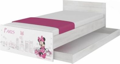 BabyBoo Dětská junior postel Disney 200x90cm - Minnie Paris - obrázek 1