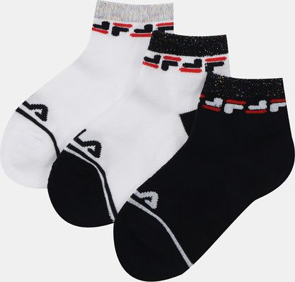 Ponožky 3 páry FILA | Černá | Dívčí | 31-34 - obrázek 1