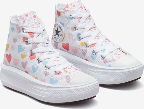 Chuck Taylor All Star Move Hearts Tenisky dětské Converse | Bílá | Dívčí | 28,5 - obrázek 2