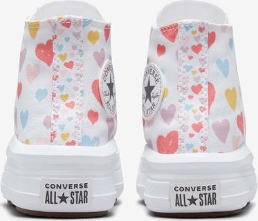 Chuck Taylor All Star Move Hearts Tenisky dětské Converse | Bílá | Dívčí | 28,5 - obrázek 3