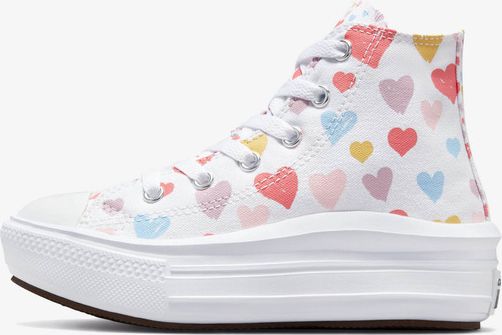 Chuck Taylor All Star Move Hearts Tenisky dětské Converse | Bílá | Dívčí | 28,5 - obrázek 4