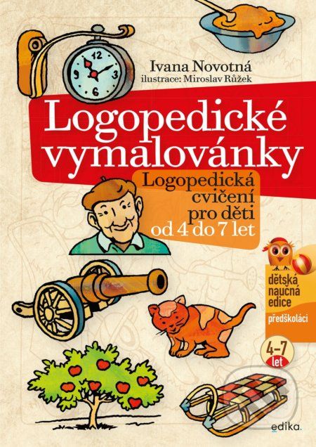 Logopedické vymalovánky - Ivana Novotná, Miroslav Růžek (ilustrátor) - obrázek 1