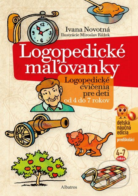 Logopedické maľovanky - Ivana Novotná, Miroslav Růžek (ilustrátor) - obrázek 1