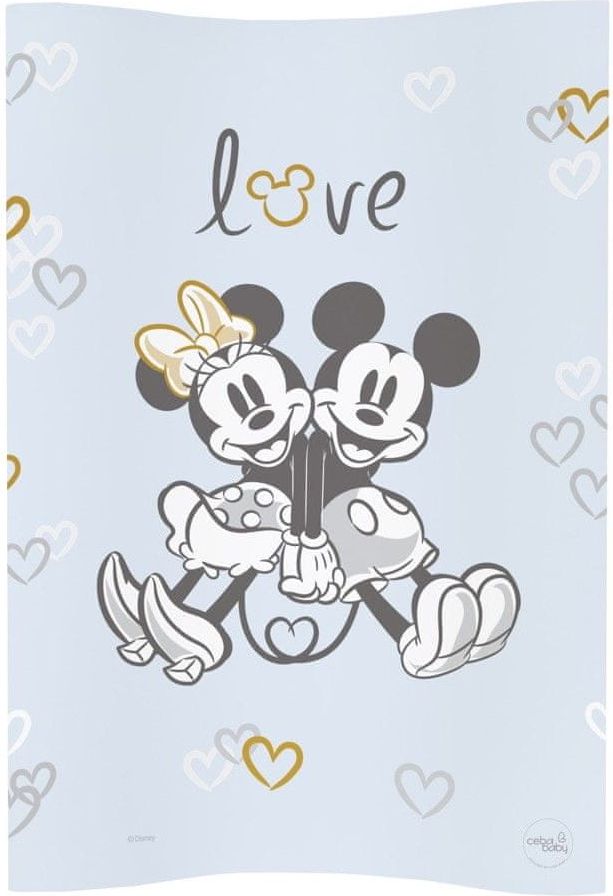 Ceba Baby Podložka přebalovací měkká COSY 50x70 Disney Minnie & Mickey Blue - obrázek 1