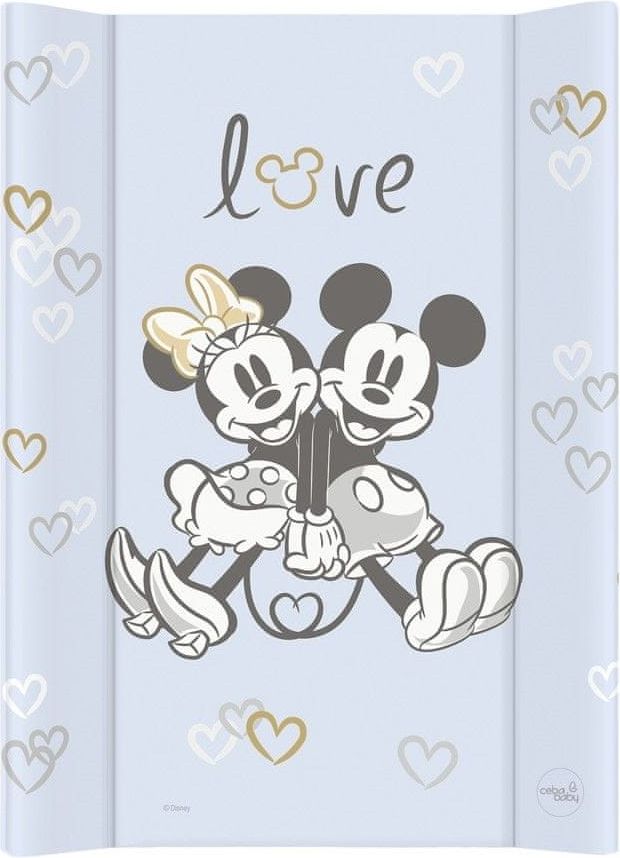 Ceba Baby Podložka přebalovací s pevnou deskou COMFORT 50x70 Disney Minnie & Mickey Blue - obrázek 1