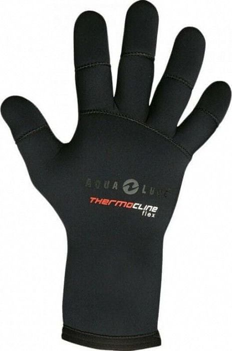 AQUALUNG Neoprenové rukavice THERMOCLINE FLEX SUPERSTRETCH 3 mm - výprodej černá XS/S - obrázek 1