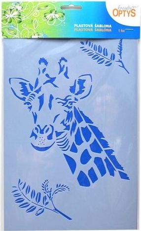 Šablona Žirafa, 20 x 30 cm, plast - obrázek 1