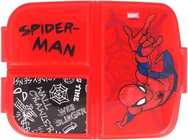 Stor · Multibox na svačinu Spiderman se 3 přihrádkami - obrázek 2