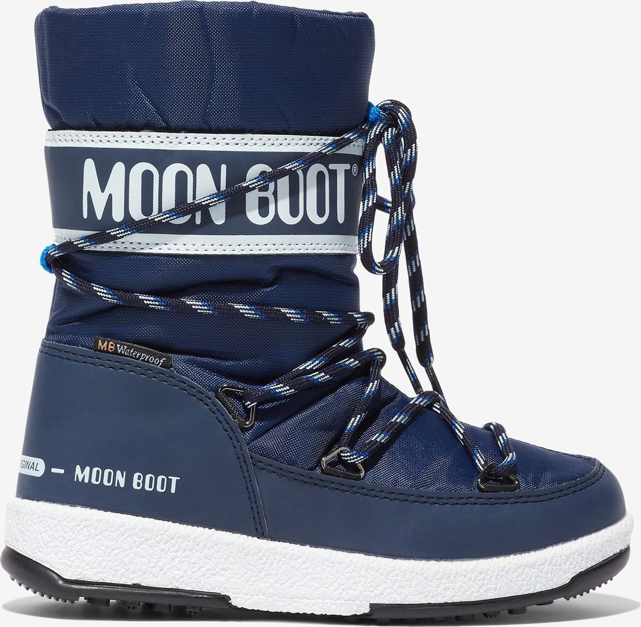 Modré klučíčí sněhule Moon Boot JR Boy Sport - 29 - obrázek 1