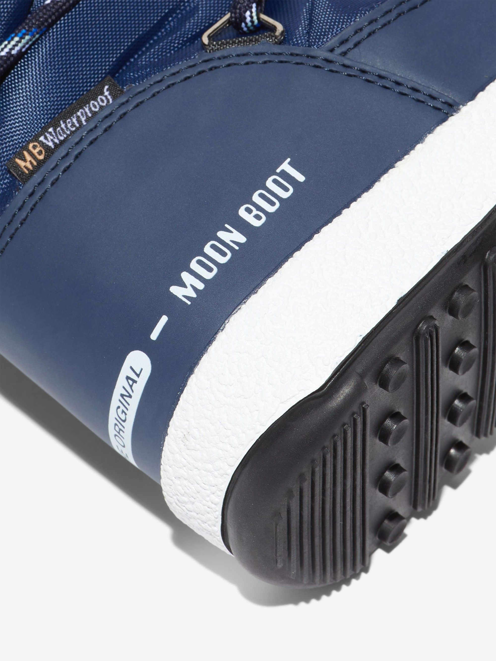 Modré klučíčí sněhule Moon Boot JR Boy Sport - 29 - obrázek 4