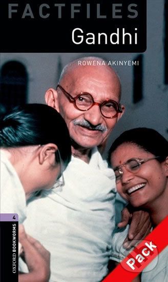 Factfiles 4 - Gandhi with Audio Mp3 Pack - Rowena Akinyemi - obrázek 1