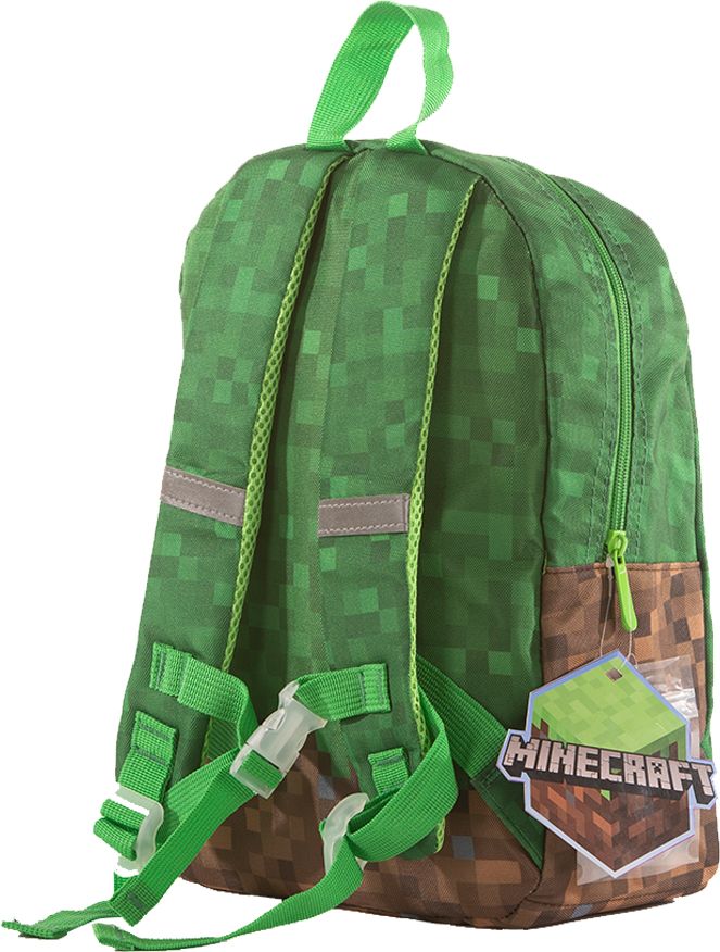 PIXIE CREW & MINECRAFT dětský batoh zeleno-hnědý - obrázek 5