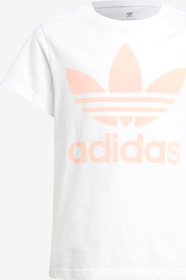 Trefoil Triko dětské adidas Originals | Bílá | Dívčí | 134 - obrázek 1
