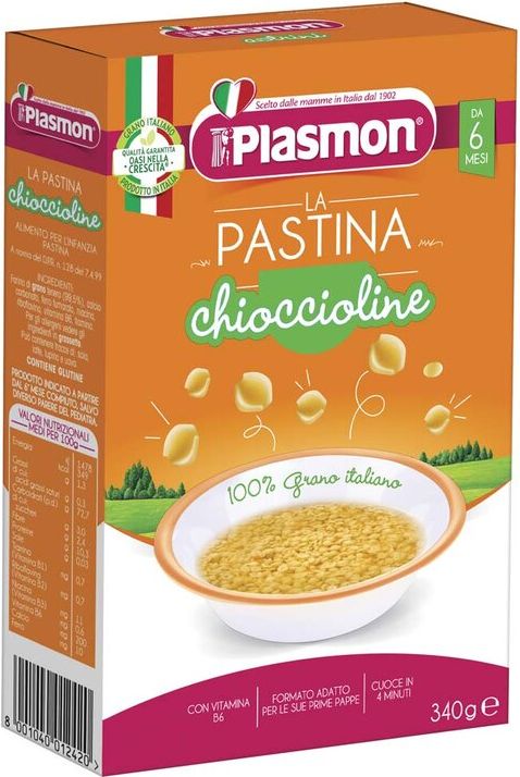 PLASMON Těstoviny pšeničné Chioccioline šnečci 340 g - obrázek 1
