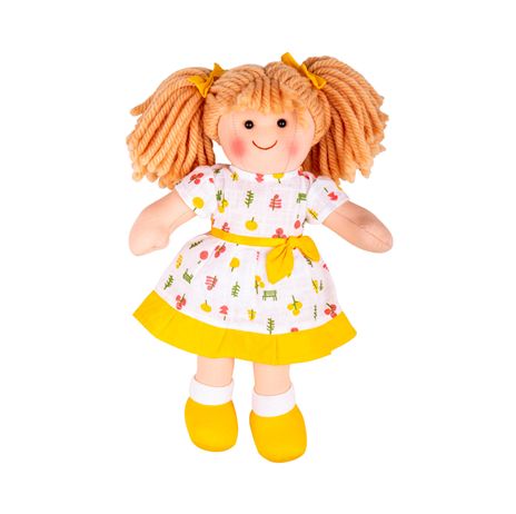 Bigjigs Toys Látková panenka Zoe 28cm - obrázek 1