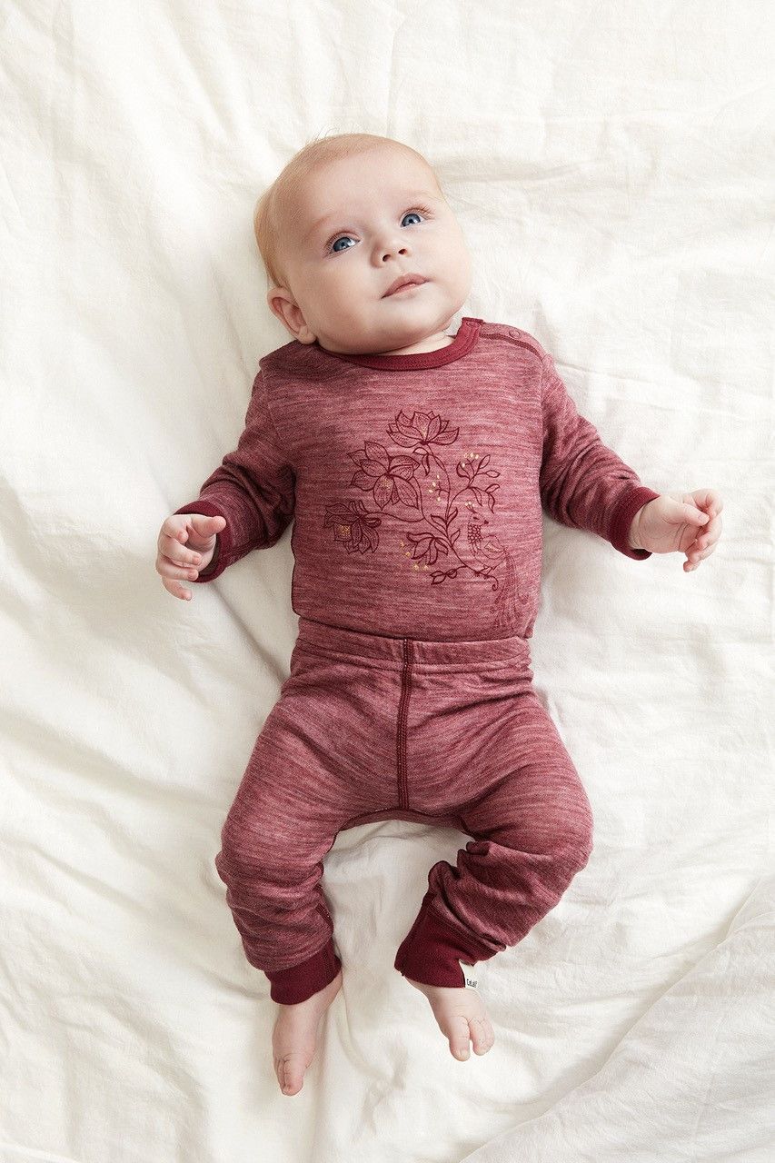 CeLaVi kojenecké vlněné body s dlouhý rukávem 5059 - 496 Velikost: 70 - obrázek 1