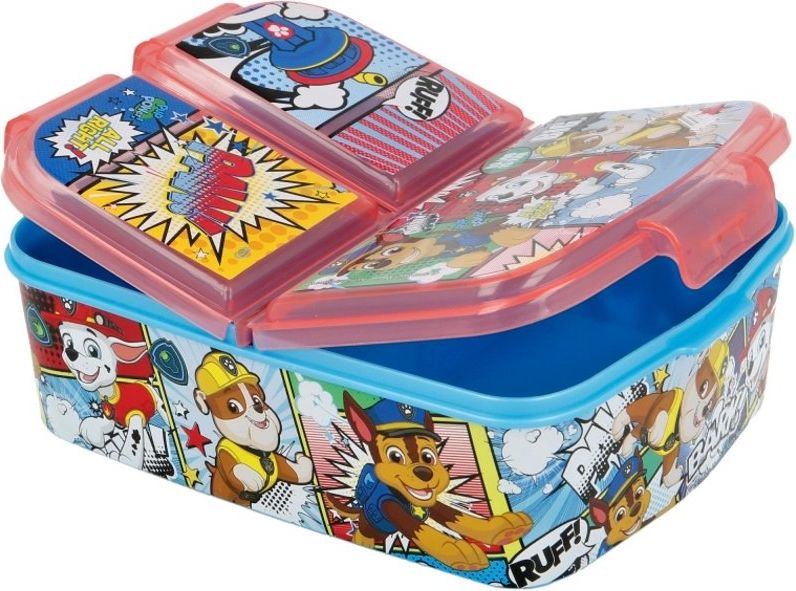 Stor · Multibox na svačinu pro kluky Tlapková patrola / Paw Patrol se 3 přihrádkami - obrázek 1