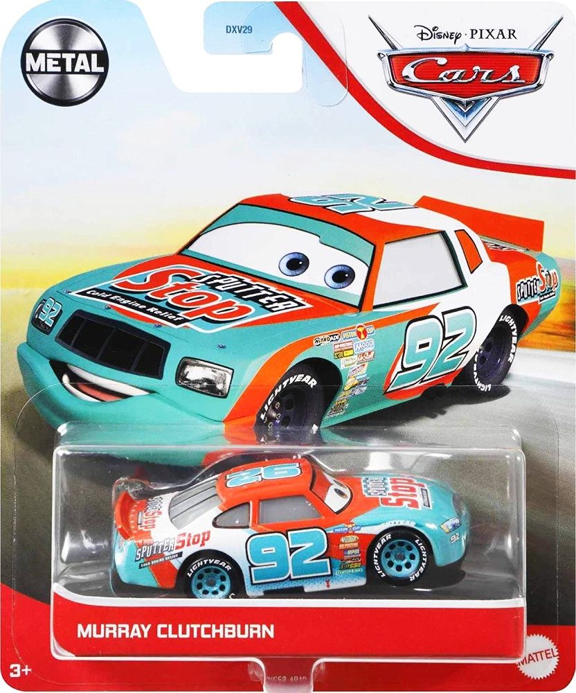 Mattel CARS 3 (Auta 3) - Murray Clutchburn Nr. 92 - obrázek 1