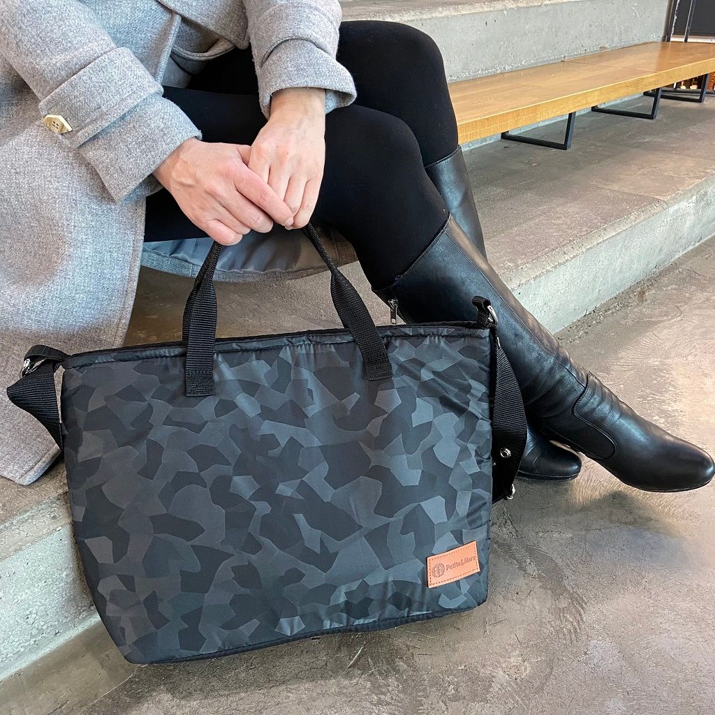 PETITE&MARS taška Bag Marble Black - obrázek 5