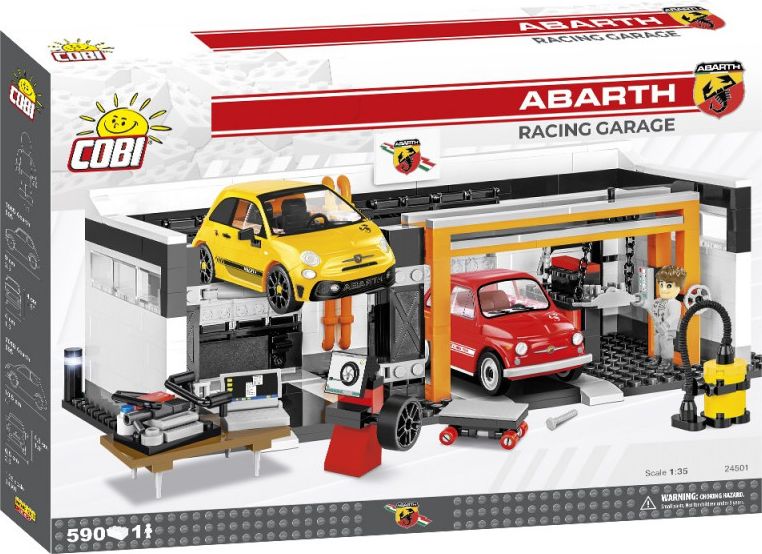 Cobi 24501 Abarth Racing Garage - obrázek 2