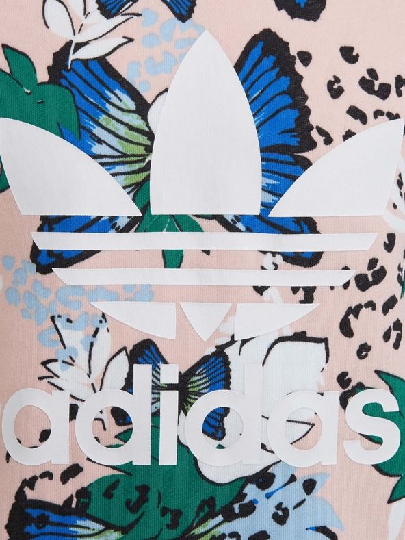 Mikina dětská adidas Originals | Růžová | Dívčí | 158 - obrázek 3