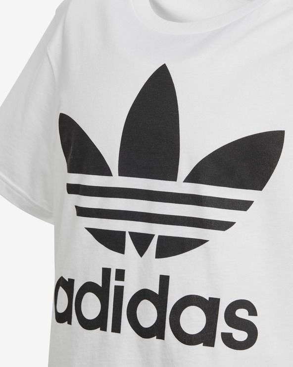 Trefoil Triko dětské adidas Originals | Bílá | Dívčí | 170 - obrázek 4