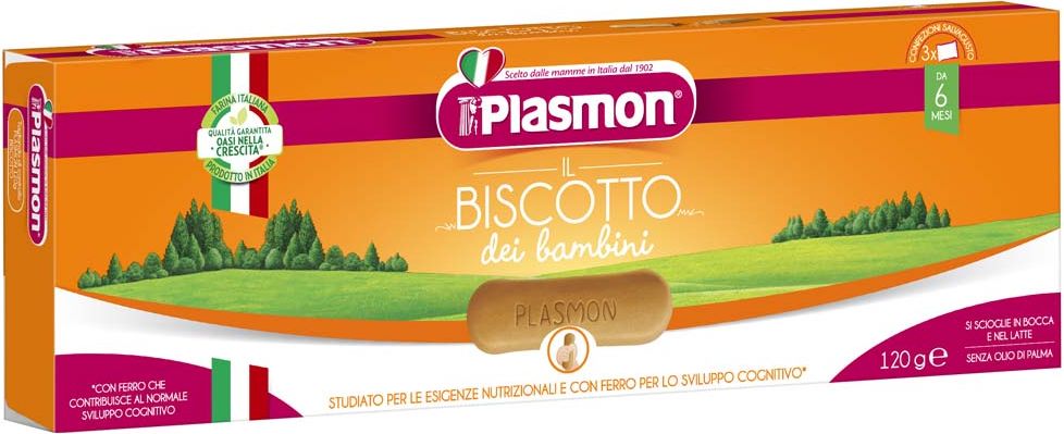 PLASMON Sušenky 120 g, 6m+ - obrázek 2