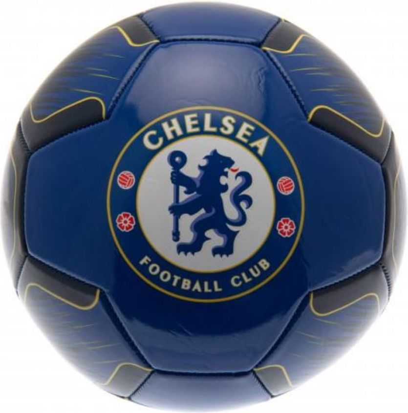 CurePink Fotbalový míč FC Chelsea: vzor NS (velikost 5) - obrázek 1