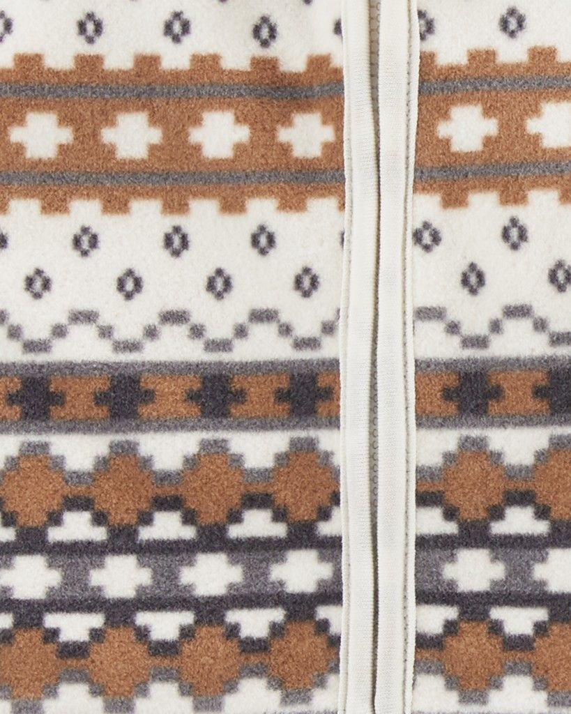 CARTER'S Set 3dílný vesta, tepláky, body dl.rukáv Brown Patterns chlapec 24m - obrázek 2