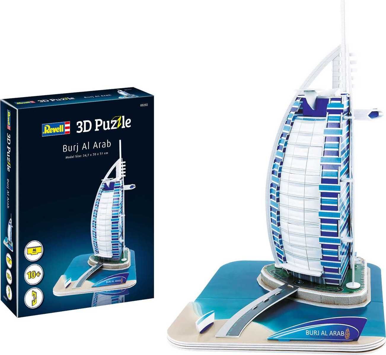 3D Puzzle REVELL 00202 - Burj Al Arab - obrázek 4