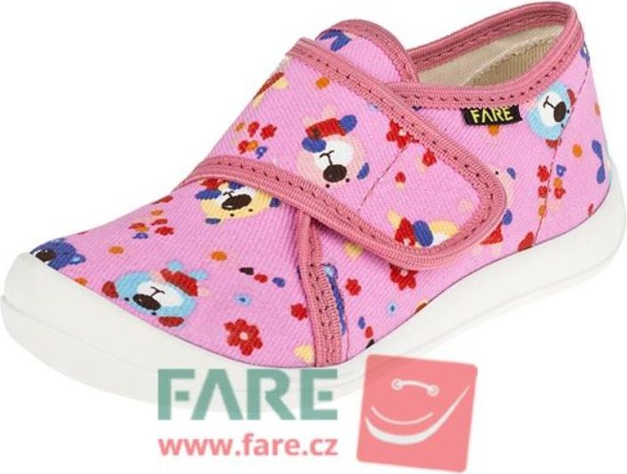 Dětské papuče na suchý zip Fare 4115448 Velikost: 25 - obrázek 2