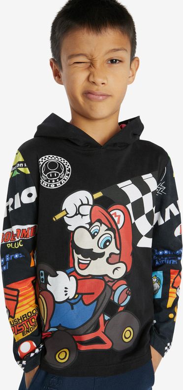 Jhonny Mikina dětská Desigual | Černá | Chlapecké | 7-8 let - obrázek 1