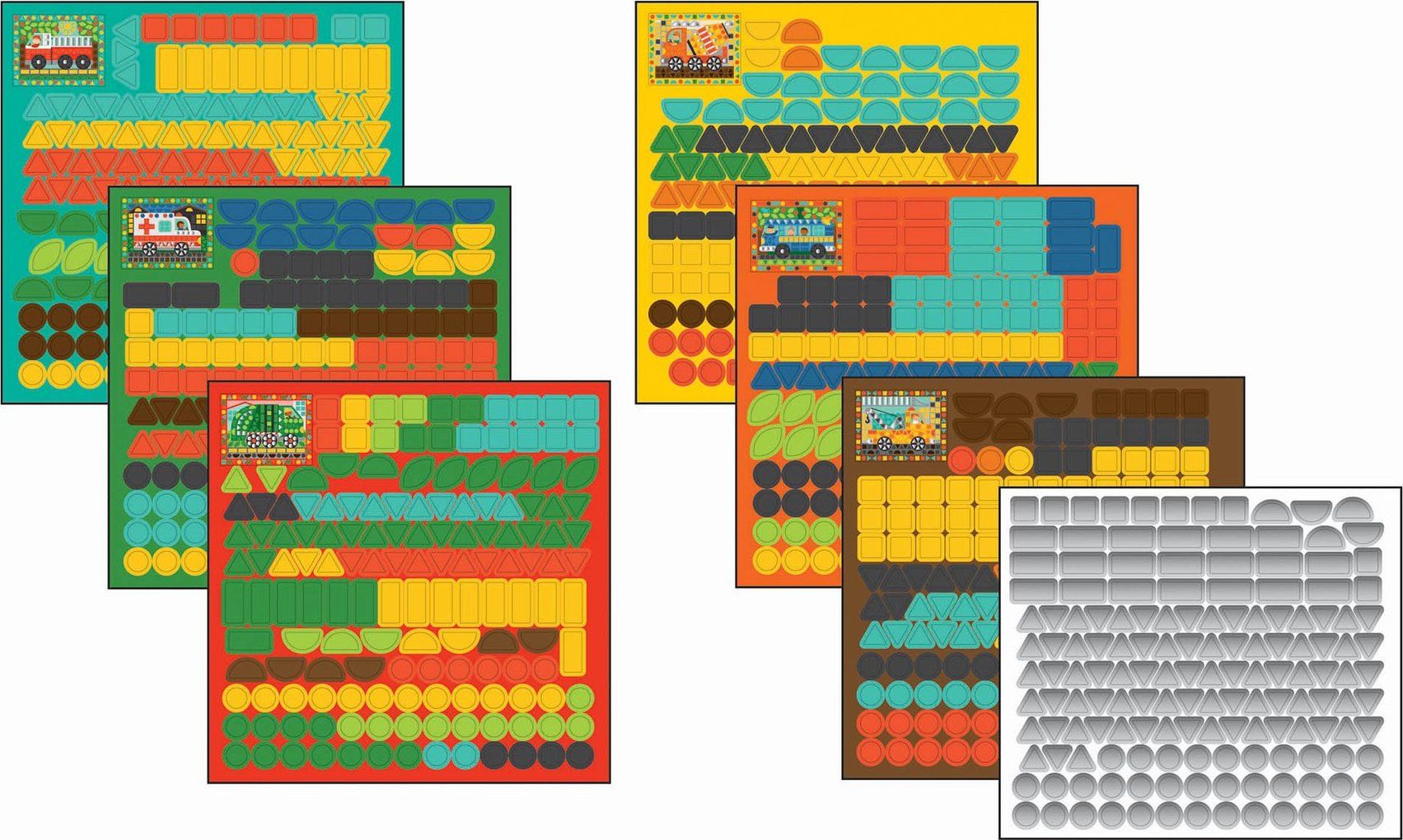 Petitcollage Kreativní samolepky v boxu doprava - 1000 kusů - obrázek 4