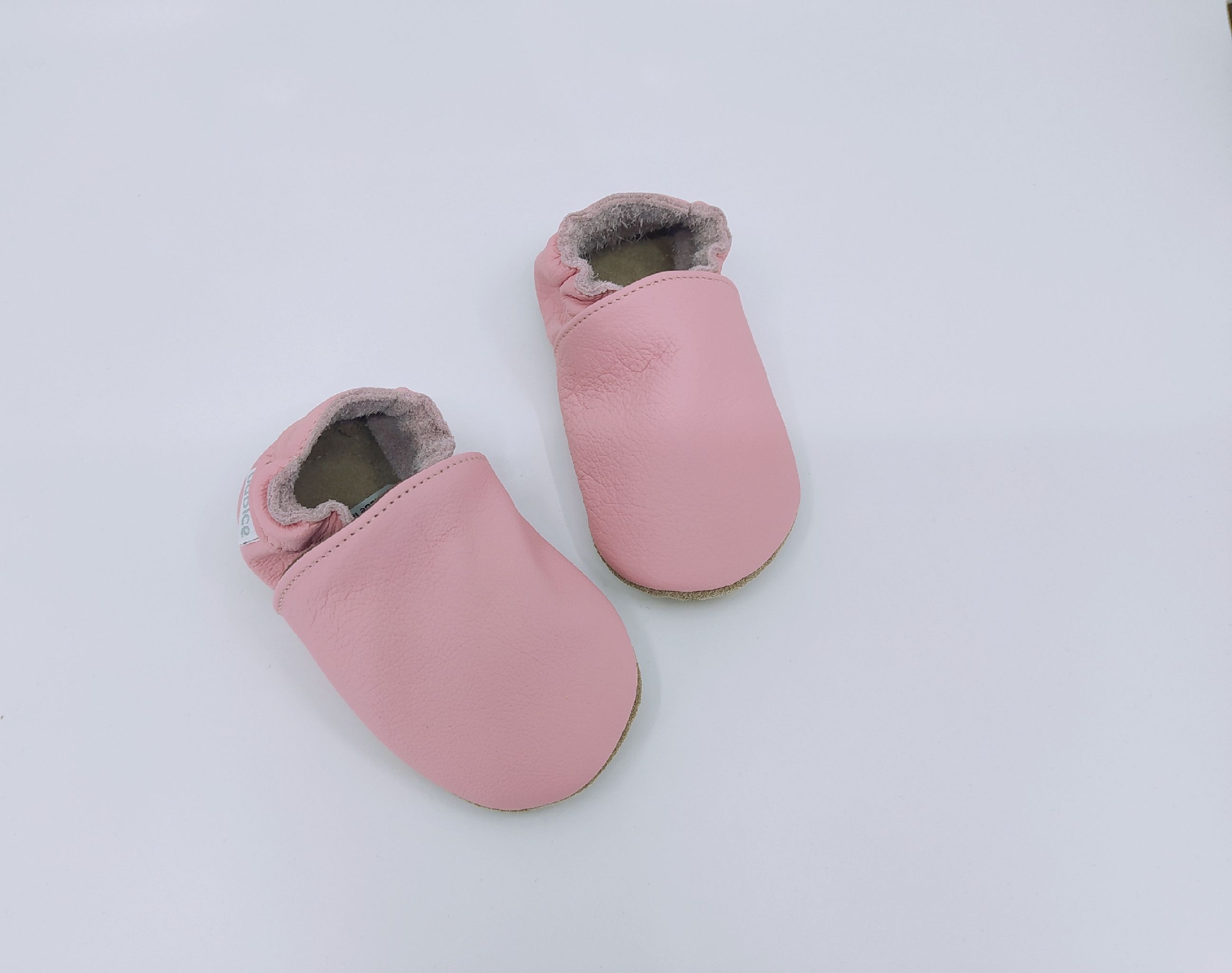 Kožené barefoot capáčky BaBice Safestep Růžové BA-057 Velikost: 20 - obrázek 2