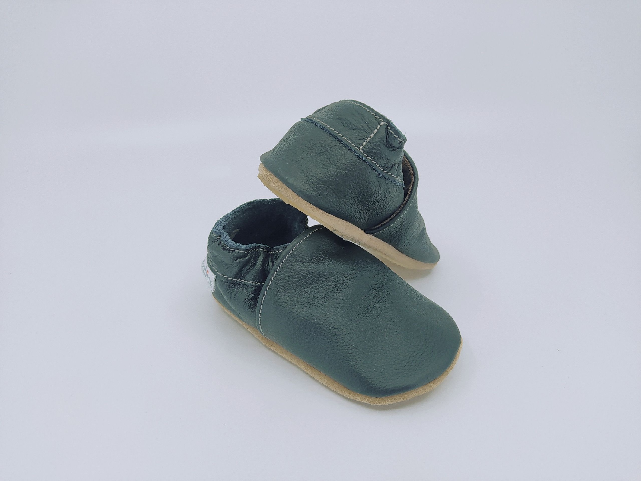 Kožené barefoot capáčky BaBice Safestep Černé BA-053 Velikost: 20 - obrázek 1