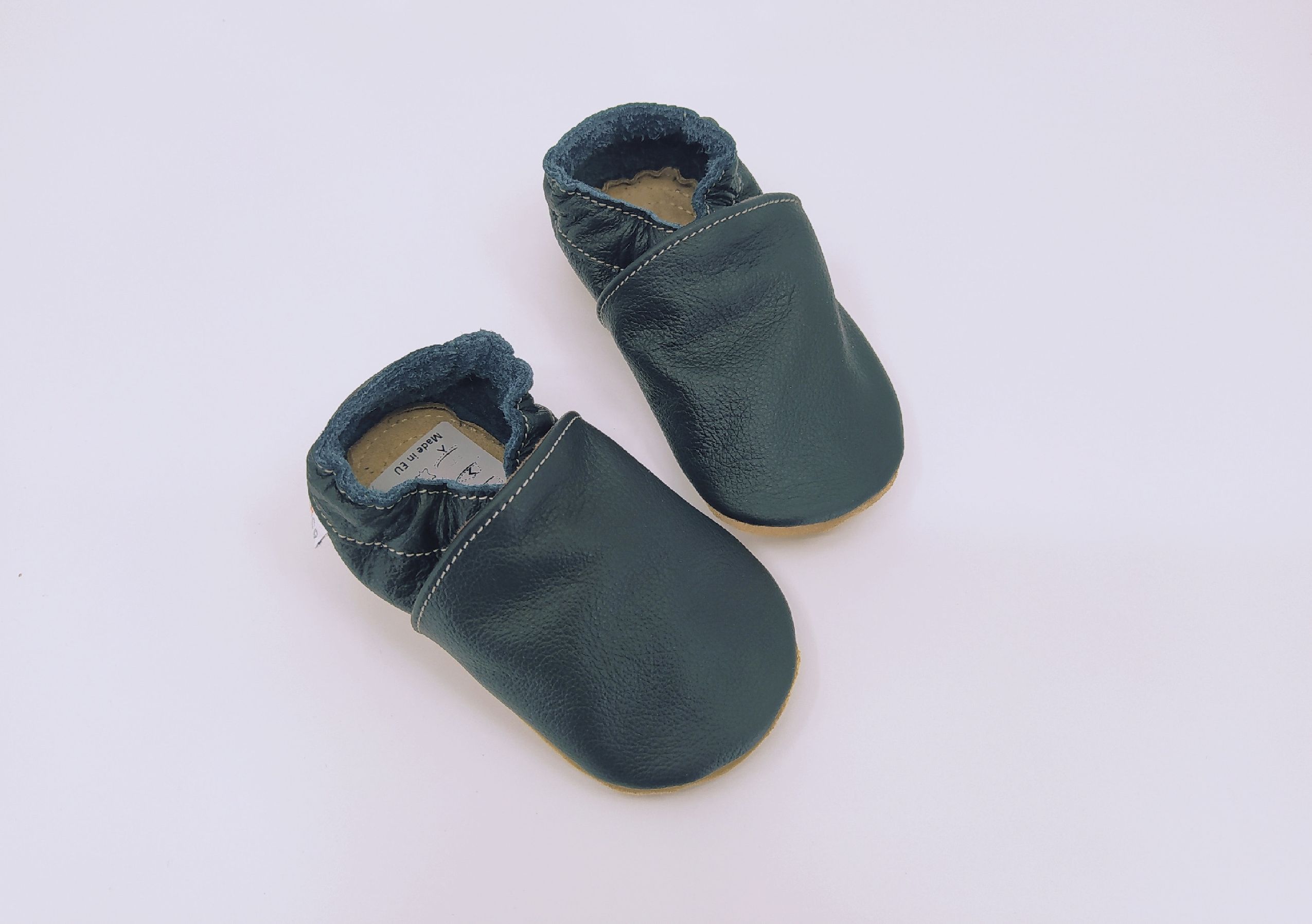 Kožené barefoot capáčky BaBice Safestep Černé BA-053 Velikost: 20 - obrázek 2