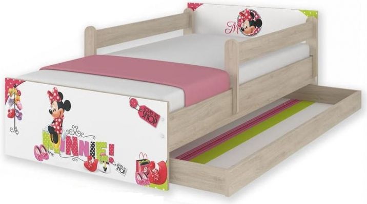 BabyBoo BabyBoo Dětská junior postel Disney 200x90cm - Minnie   šuplík - obrázek 1