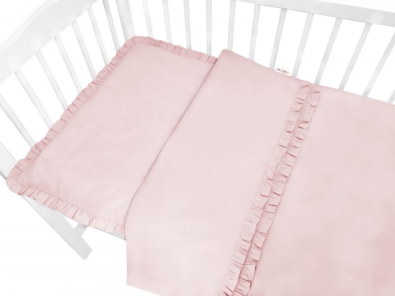 Baby Nellys Baby Nellys 2-dílné bavlněné povlečení, Royal - růžové, 135 x 100 cm - obrázek 1
