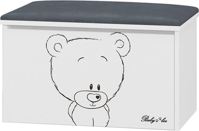 BabyBoo BabyBoo Box na hračky s motivem Medvídek    čalouněné sedalo - obrázek 1