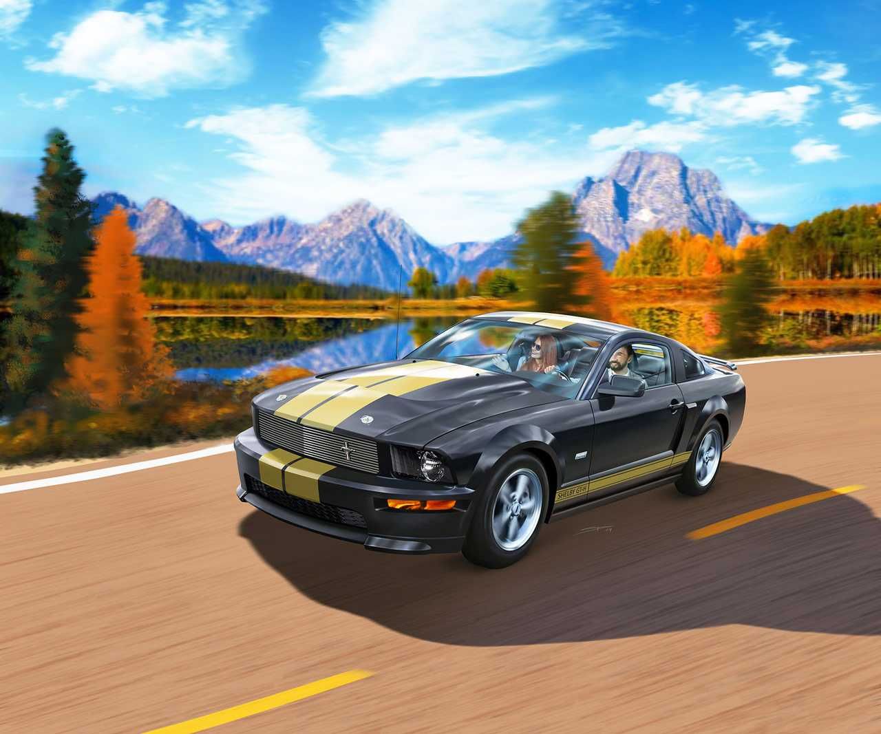 REVELL Plastic ModelKit auto 07665 - Shelby GT-H (2006) (1:25) - obrázek 11