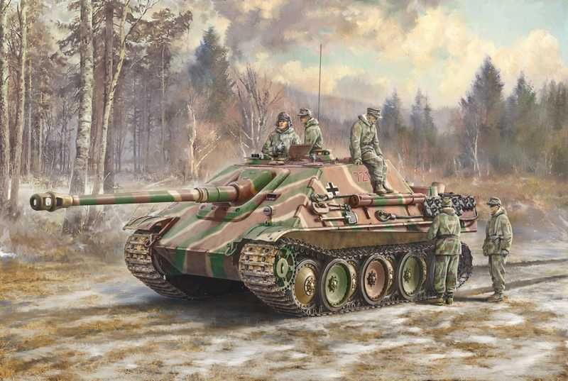 ITALERI Model Kit tank 6564 - Sd. Kfz.173 Jagdpanther with crew (1:35) - obrázek 5