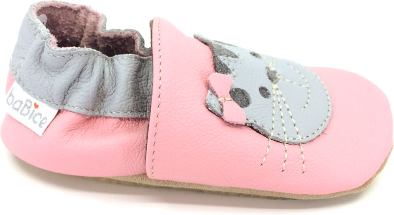 Kožené capáčky BaBice Safestep Cat Pink BA-197 Velikost: 21 - obrázek 3